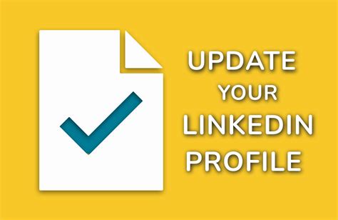 Create or update your profile on LinkedIn.